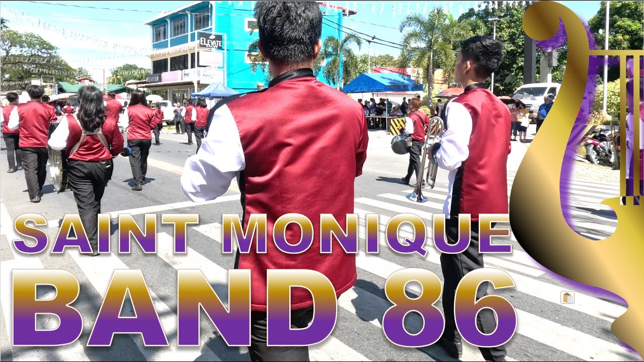 Saint Monique Band 86 Fancy Drill | Sto. Nino de Bustos Town Fiesta | Marching Band Competition💂🏻‍♀️