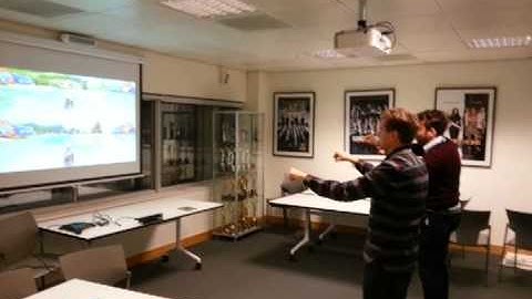 Xbox One Kinect Sports with HD projector