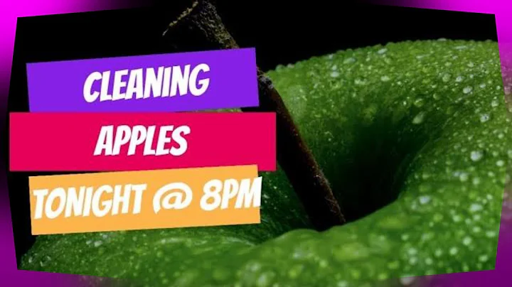 How to Clean Apples for Candy Apples