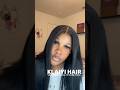 No slip 7*5 Yaki Straight Glueless Wig Review Ft.@KlaiyiHair #klaiyihair #klaiyiwig #gluelesswig