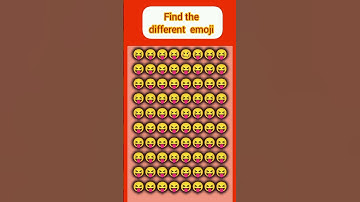 Find the different emoji #funny #quiz #triviatricks #mindbendingquiz