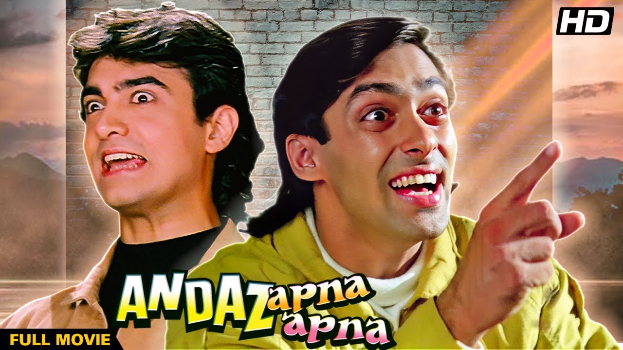 ANDAZ APNA APNA Hindi Full Movie Hindi Comedy Film  Aamir Khan Salman Khan Paresh Rawal