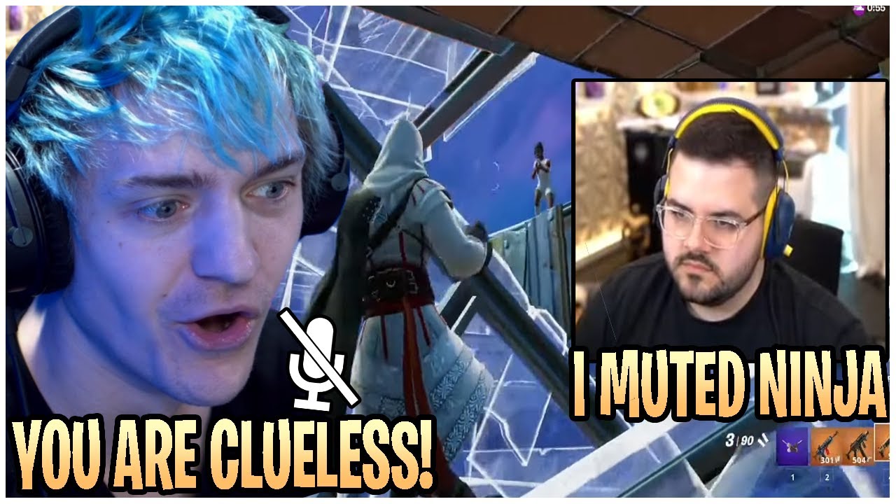 CourageJD Had To Mute Ninja After His Toxic Backseat Gaming Became Too Much For Him...