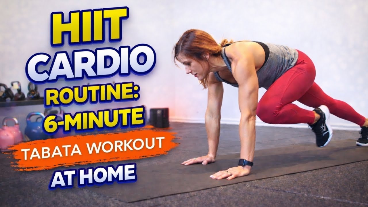 Высокоинтенсивная кардио-тренировка: 6-минутная тренировка Табата дома.