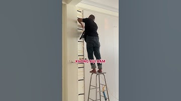 Cải tạo tường nhà cũ đã sơn nước bằng tấm ốp nano