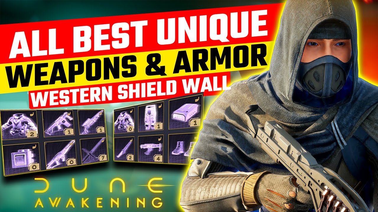 BEST WEAPONS & ARMOR In Western Shield Wall - Dune: Awakening