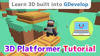 3D Platformer Tutorial [Learn 3D built into GDevelop]