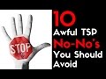 10 Awful TSP No-No's You Should Avoid