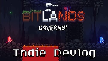Indie Game Devlog - CRYSTAL Caves & Enemies!