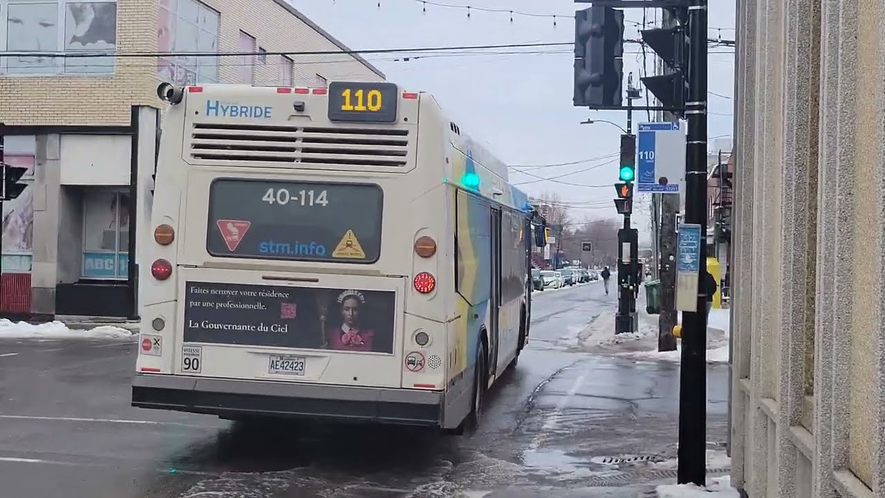 Ride on STM Route 110 (#40-114)