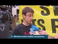 Miles de personas salen a la calle contra la ampliación de los aeropuertos | RTVE Noticias