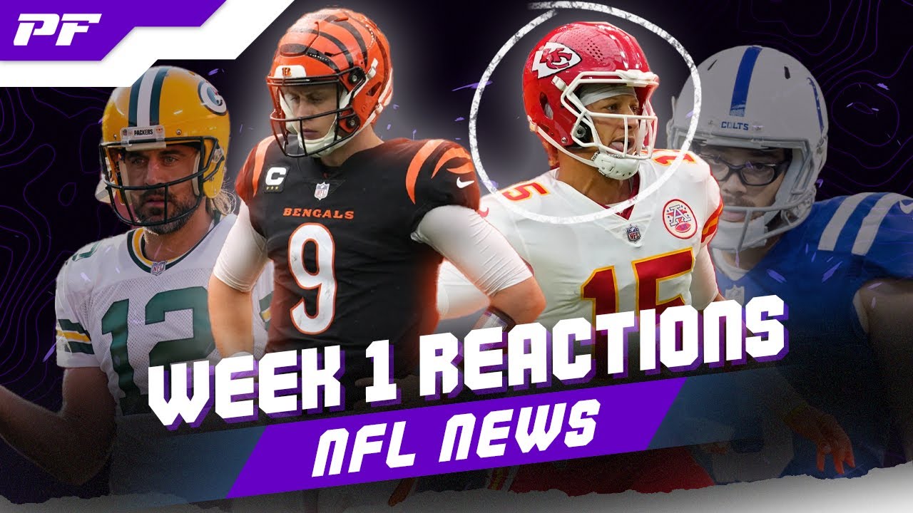 NFL Week 1 Reactions & Takes - NFL Week 2 Previews and Predictions