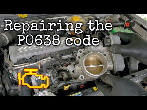 Saab 9-3 Throttle Body Replacement | Engine code P0638 repair