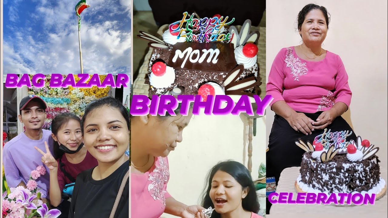 Shopping👗 Hawkers corner Agartala Bag baazar Birthday Mom 🎂