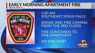 Crews respond to fire in eastern Sioux Falls