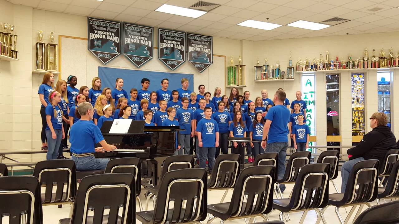 Dallastown Middle School concert choir warm up Music in the Park YouTube