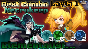 BEST COMBO COMMANDER LAYLA 1 NECROKEEP ELEMENTALIST I MAGIC CHESS