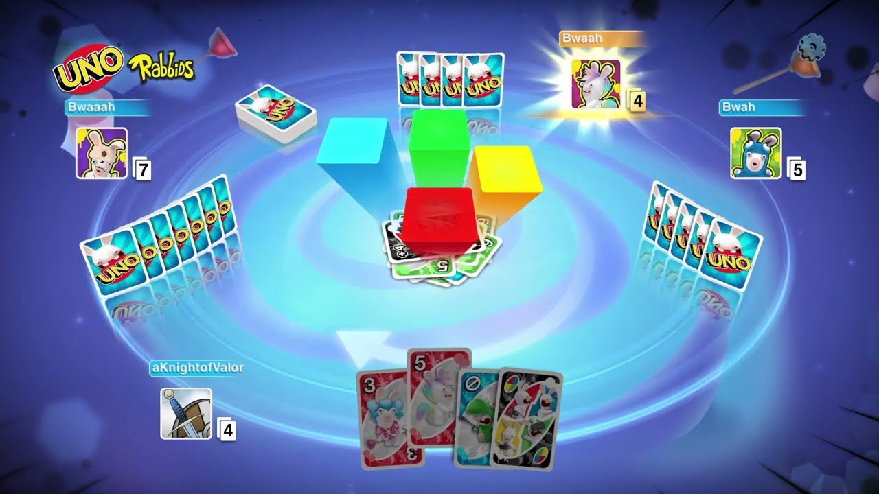 UNO® Gameplay 7# (Offline Rabbids DLC Free For All)