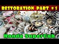 RESTORATION HONDA SUPER CUB  OLD C50 BIKE RESTORATION Part 1