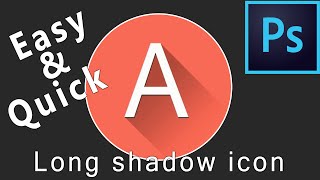 Easy & quick, circle icon with Photoshop.