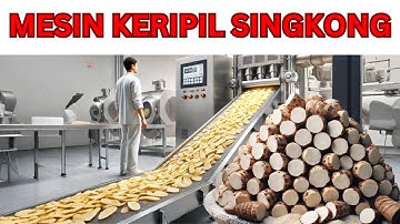 Mesin Pembuat Keripik Singkong Otomatis – Irisan Tipis, Hasil Renyah!