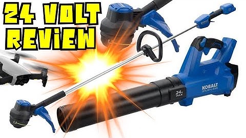 Kobalt 24 Volt Weed Eater / Leaf Blower Combo Review