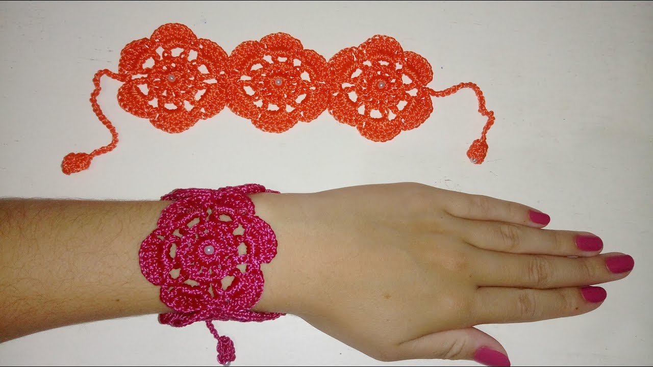 PULSEIRA PRIMAVERA DE CROCHÊ - FRANCI ARTESANATO