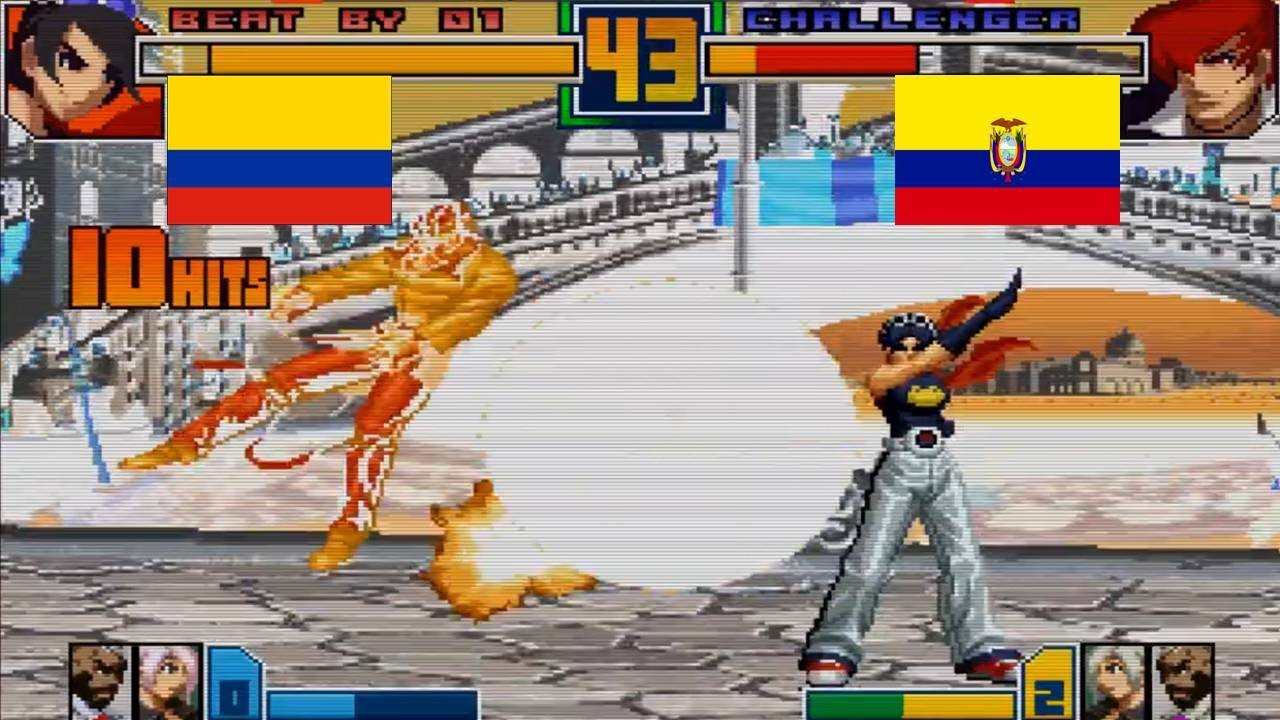 KOF 2001 kyoko12 (colombia) VS Jorivi test (ecuador)
