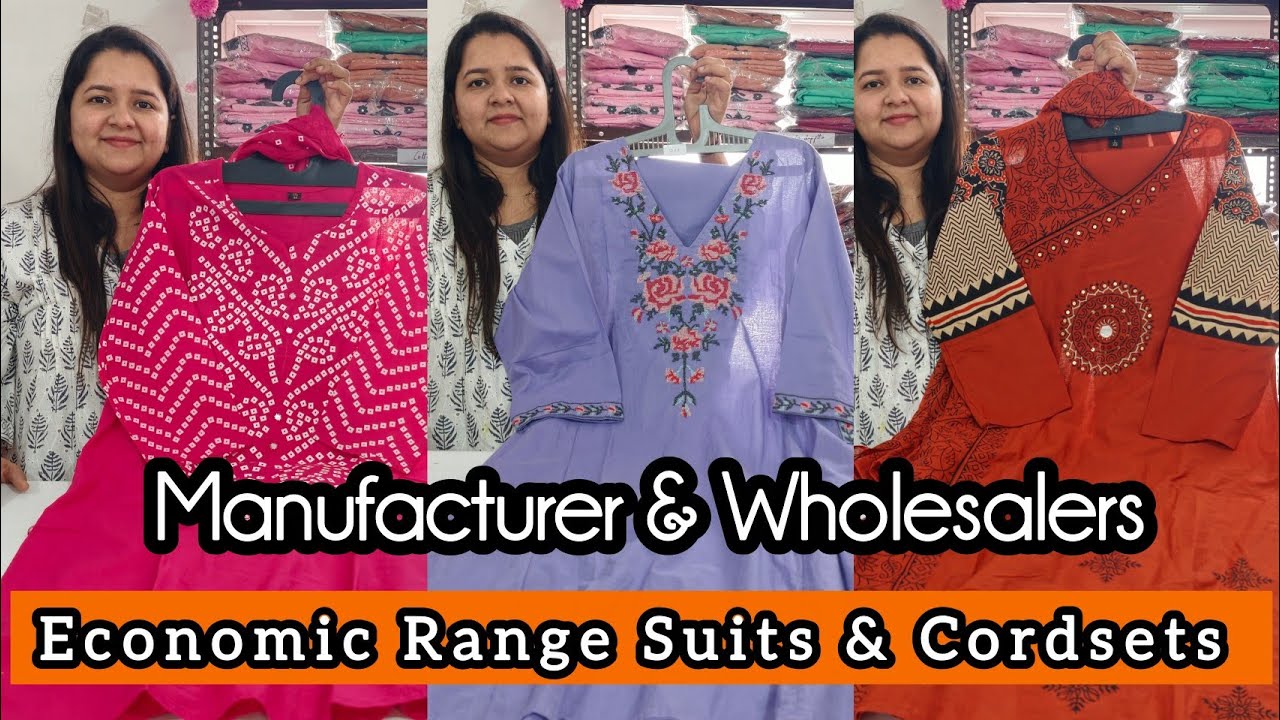 💞 Summer Cotton Suits & Cordsets Manufacturer Of Economic Range In Sanganer Jaipur - Saajh Textiles💞