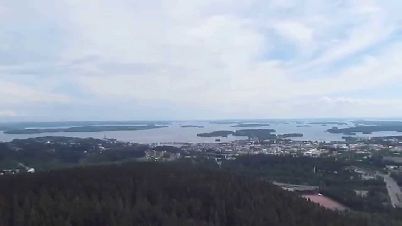 Вид с башни Пуйо, Куопио (Puijon torni)