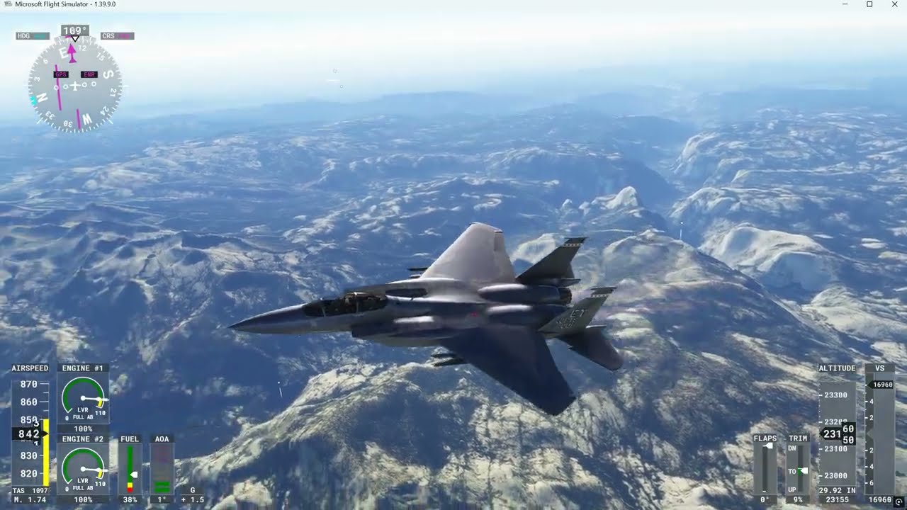 F-15EX Sacramento to Mammoth/Yosemite Airport