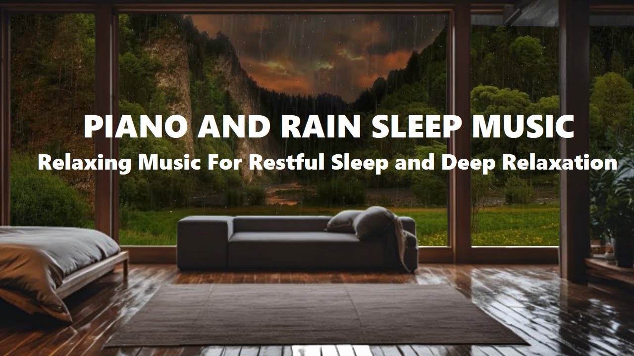 Piano and Rain Sleep Music - Relaxing Music For Restful Sleep and Deep ...
