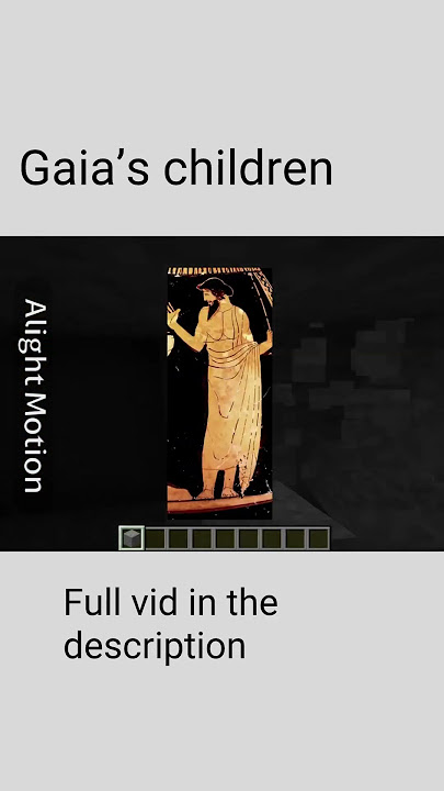 Gaia’s children #greekmythology #gaia #thetitans #cyclops #hectoncaries#minecraft #minecraftshorts