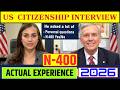 2026 Real Interview of U.S. Citizenship I N-400 Naturalization Interview Small Talk #smalltalk #n400