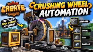 INSANE Crushing Wheel Automation! ⚙️ | Create Mod Minecraft