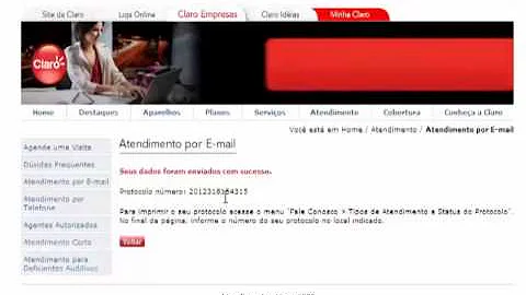 Como trocar e-mail cadastrado na Claro?