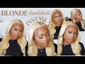 BARBIE BLONDE WIG | WATCH ME INSTALL &amp; STYLE | Pre Plucked 613 HD Frontal Wig | Yolissa Hair