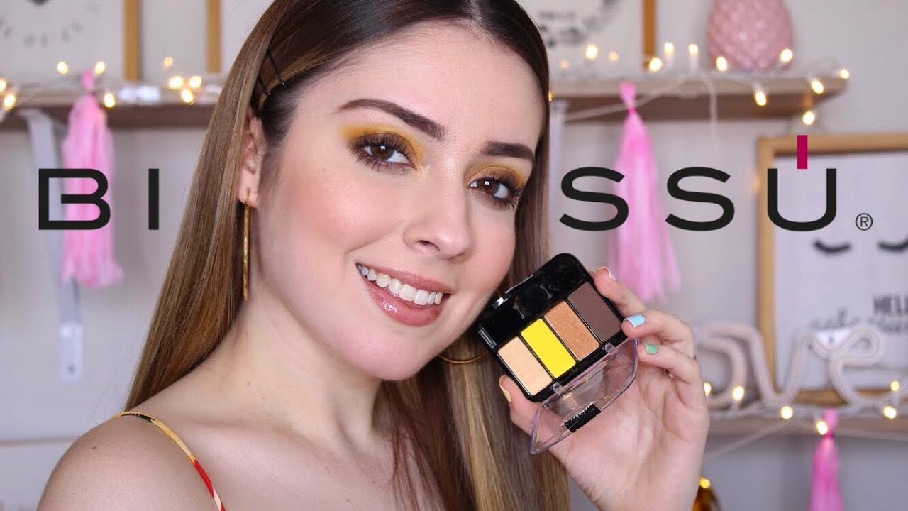 SMOKEY EYE AMARILLO CON BISSÚ | CUARTETO 34 | MONILLACA