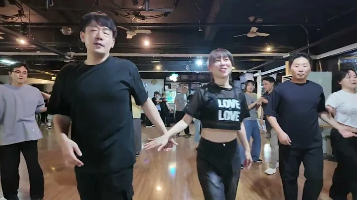 International Rally West Coast Swing -Flashmob - Open Class with 무무  & 아나믹