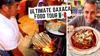 MEXICAN STREET FOOD in Oaxaca, Mexico | Street side TLAYUDAS + in the KITCHEN for MOLE screenshot 5