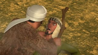 "انظروا ماذا حدث مع العبد الذي تعدي علي  الرجل الظالم بالخطأ .. و كيف تم العفو عنه ..."