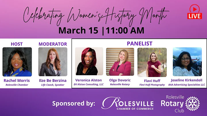 Celebrate Women's History Month Panel Discussion