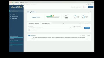 Long Tail Pro Cloud - Using Projects and Adding Domains