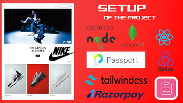 Setup for the MERN Stack Project Nike Clone Application