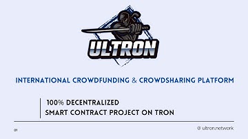 Ultron English Introduction || Best Blockchain Concept ||