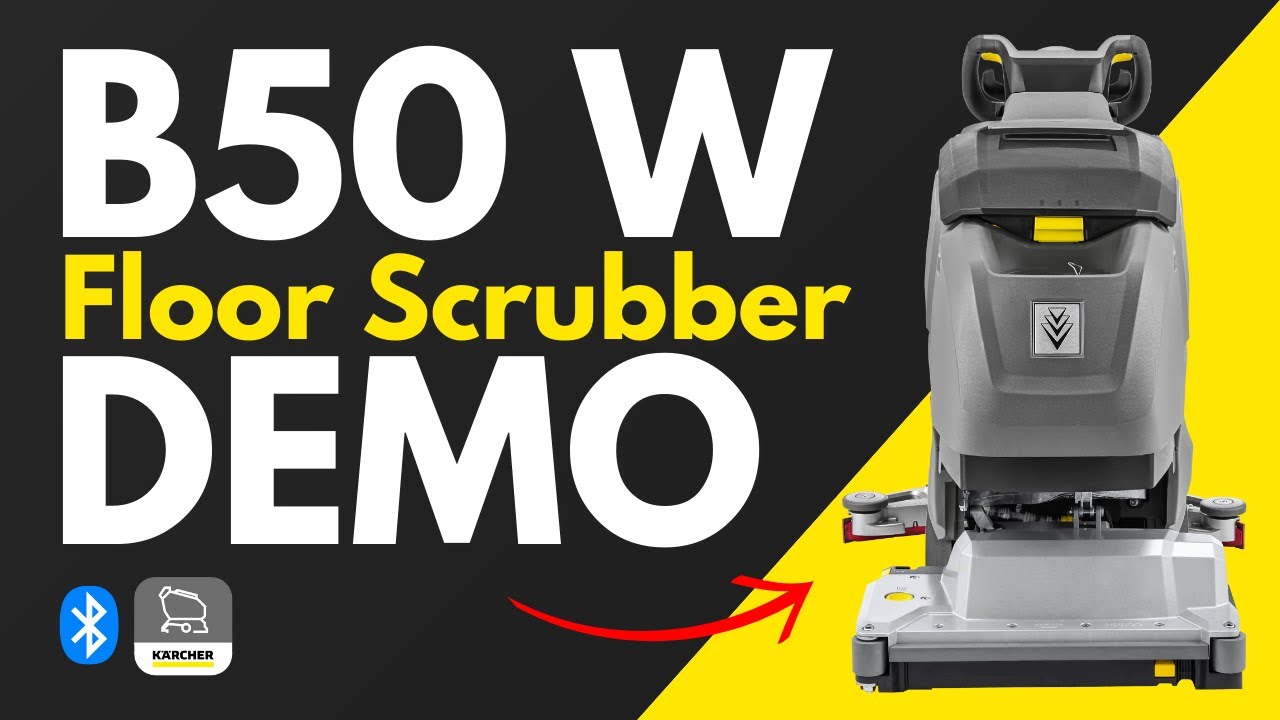 Karcher® B50 W Walk-Behind Scrubber | Live Demo & Features Breakdown