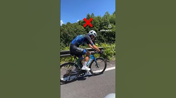 How to make hill climbing easier🚴‍♂️🏔️ #roadbike #cycling #shorts