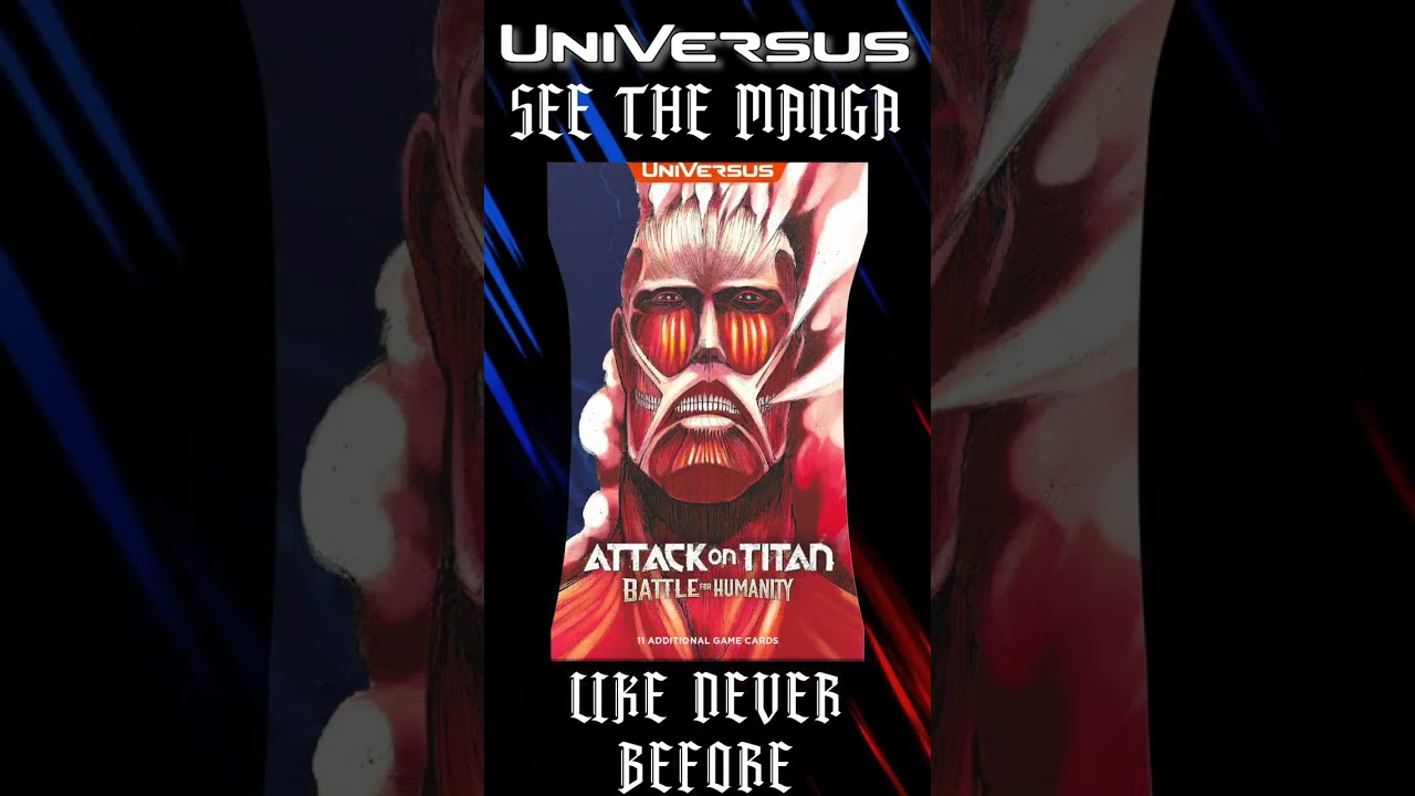 Attack on Titan manga to Universus Card! Fight for Survival!  