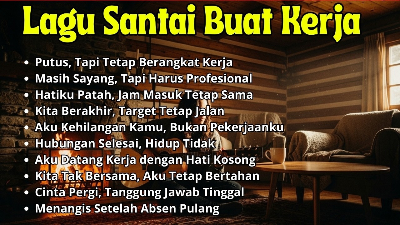 🎼 Playlist Slow Rock Kerja Nyaman 2026 | Full Album Mellow untuk Fokus Lama