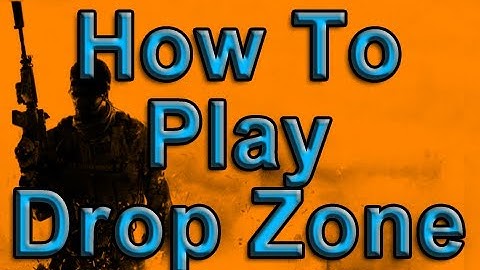 MW3 How to Play Drop Zone (Modern Warfare 3)